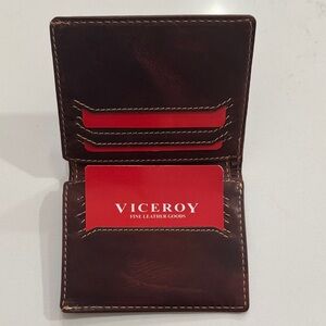 Dark Brown Leather Card Holder